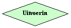 Stroomdiagram: Beslissing: Uitvoering